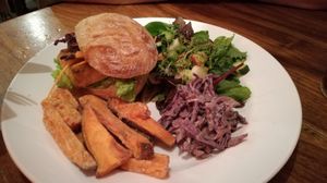 Burger at The Orange Tree in Leicester