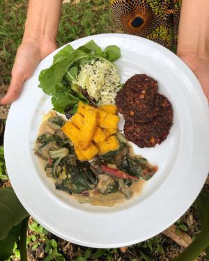 lunch option at Paradise One Retreat in Coorabell