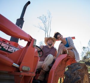 Two of the people who help make Paradise One a reality. at Paradise One Retreat in Coorabell