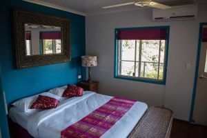 Inside the cabin. at Paradise One Retreat in Coorabell