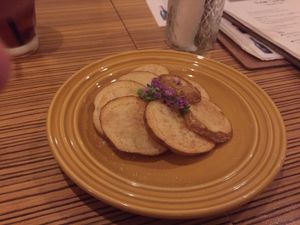 "French fries" with salt (vegan) at Slow Luck Vegetable Bal in Kanazawa