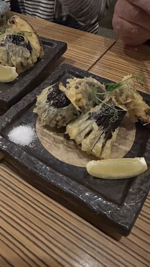 Tempura  at Slow Luck Vegetable Bal in Kanazawa