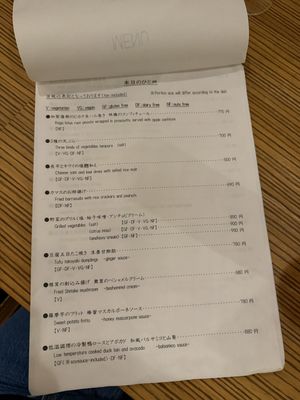   at Slow Luck Vegetable Bal in Kanazawa