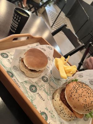   at Ahimsa Burgers in Florianopolis