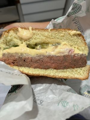 Andromeda at Ahimsa Burgers in Florianopolis