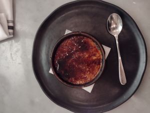 Creme brulée at LOV - McGill in Montreal