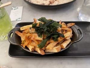 Kimchi fries  at LOV - McGill in Montreal