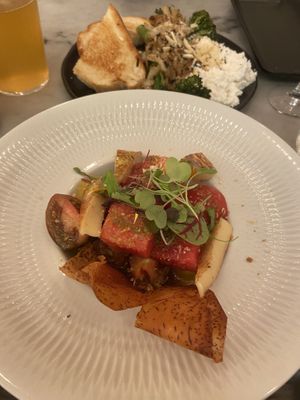 Summery halloumi salad   at LOV - McGill in Montreal