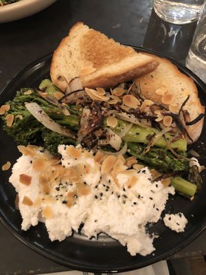 Ricotta plate was so yum  at LOV - McGill in Montreal