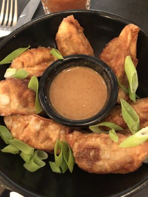 The dumpling sauce was delish   at LOV - McGill in Montreal