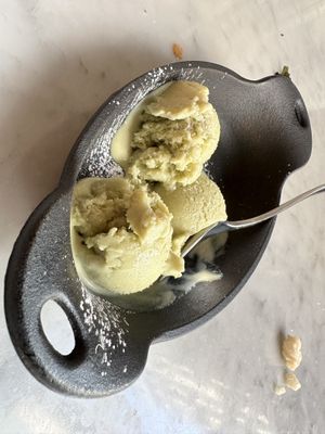 Matcha ice cream   at LOV - McGill in Montreal