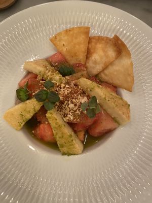 Summery Halloumi Salad   at LOV - McGill in Montreal