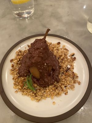 Poached Pear  at LOV - McGill in Montreal