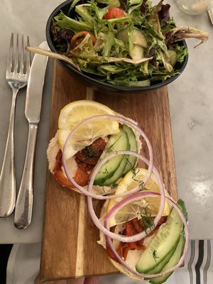 Bagel and Lox  at LOV - McGill in Montreal