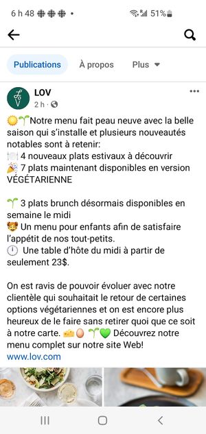 Not vegan anymore at LOV - McGill in Montreal