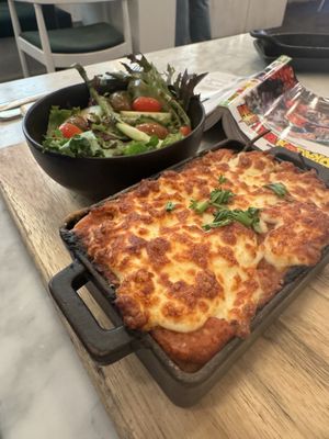 Lasagne (version végétarienne pour mon fils!)  at LOV - McGill in Montreal