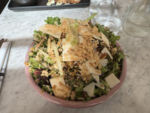 Green goddess salad (massive!)  at LOV - McGill in Montreal