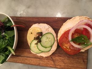 The Lox Bagel at LOV - McGill in Montreal