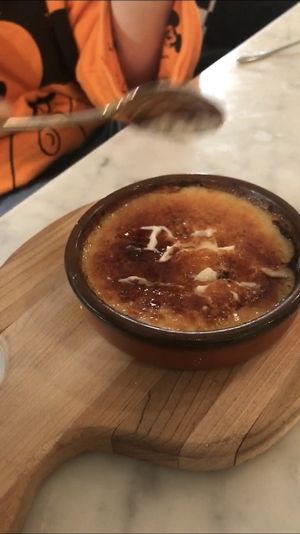 Cracking the creme-brûlée  at LOV - McGill in Montreal