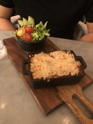 Tempeh lasagna  at LOV - McGill in Montreal