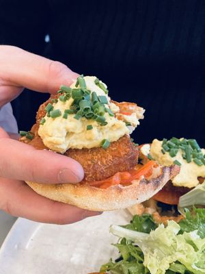 Eggs Benedict at LOV - McGill in Montreal