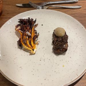 Tempeh and Radicchio  at Avelo in Toronto