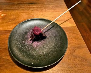 Purple Cabbage, House Made Shoyu at Avelo in Toronto