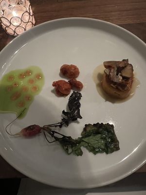 Lobster mushroom thingy - neither a lobster nor a mushroom   at Avelo in Toronto