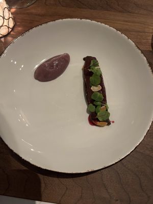 Eggplant cigar  at Avelo in Toronto