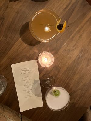 Our tasting menu and after dinner cocktails at Avelo in Toronto