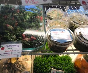 vegan deli items at Lucy's Market in Soldotna