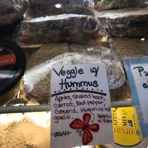 delicious sandwich at Lucy's Market in Soldotna