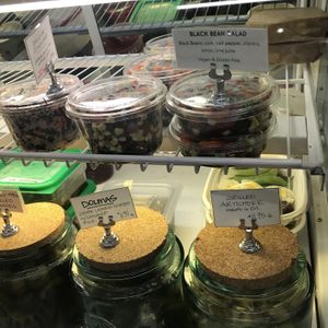 Deli case at Lucy's Market in Soldotna