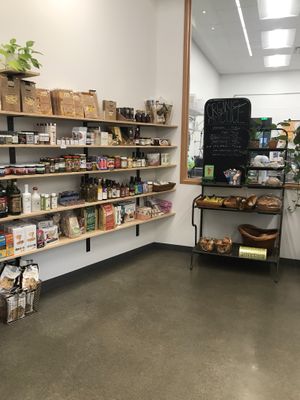 Shelf items at Lucy's Market in Soldotna