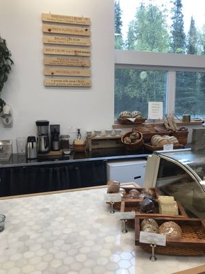 Ordering counter at Lucy's Market in Soldotna