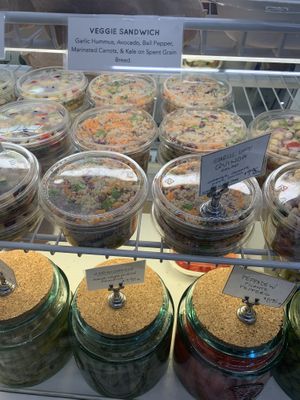 Vegan deli at Lucy's Market in Soldotna