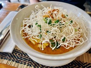 Khao Soi at Vegan Heaven in Chiang Mai