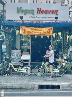 Restaurant at Vegan Heaven in Chiang Mai