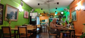 Interior at Vegan Heaven in Chiang Mai