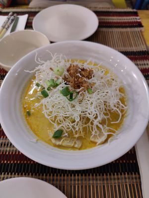 Khao Soi at Vegan Heaven in Chiang Mai