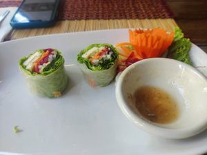 This is okish, but cold coffee was awesome at Vegan Heaven in Chiang Mai