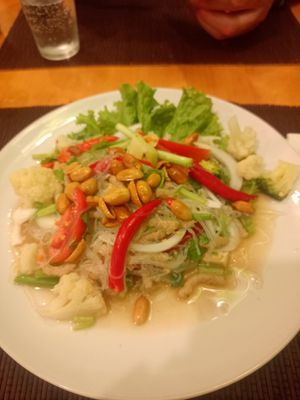 Glasnoodle Salat at Vegan Heaven in Chiang Mai