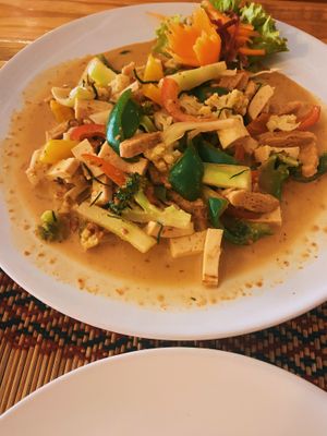 Penang curry  at Vegan Heaven in Chiang Mai