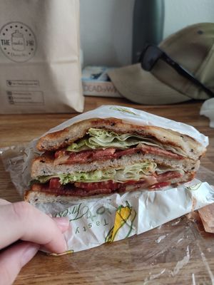 BLT at Vegan Heaven in Chiang Mai