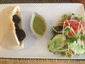 Falafel Wrap at Vegan Heaven in Chiang Mai