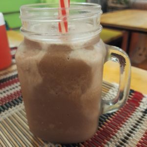 Chocolate shake at Vegan Heaven in Chiang Mai