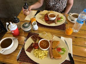 Breakfast  at Vegan Heaven in Chiang Mai