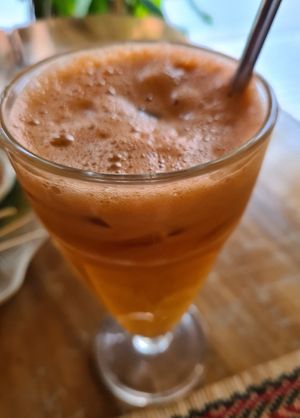 Anti inflamatory juice at Vegan Heaven in Chiang Mai