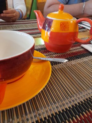 Tea at Vegan Heaven in Chiang Mai