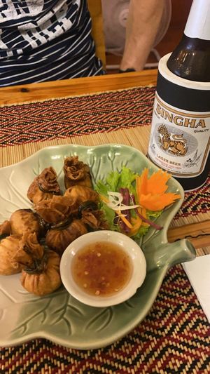 Money bags   at Vegan Heaven in Chiang Mai